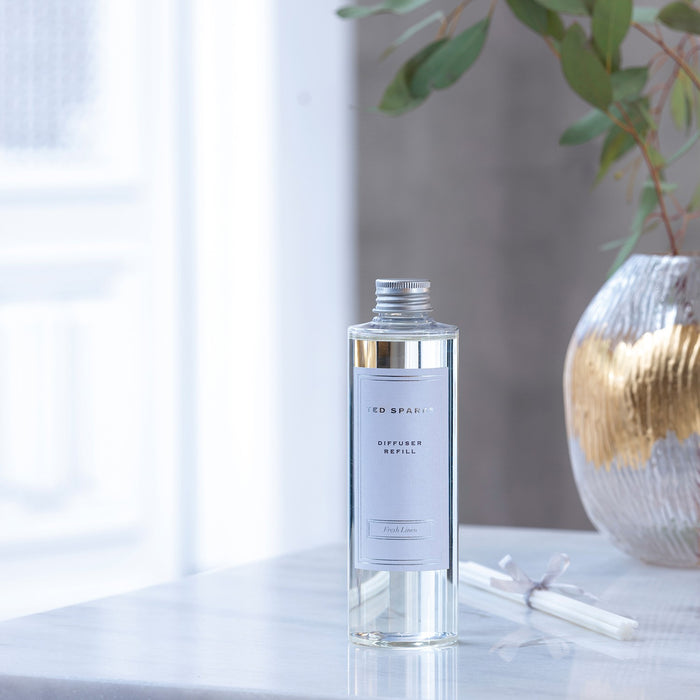Ted Sparks - Geurstokjes Diffuser - Navulling - Fresh Linen