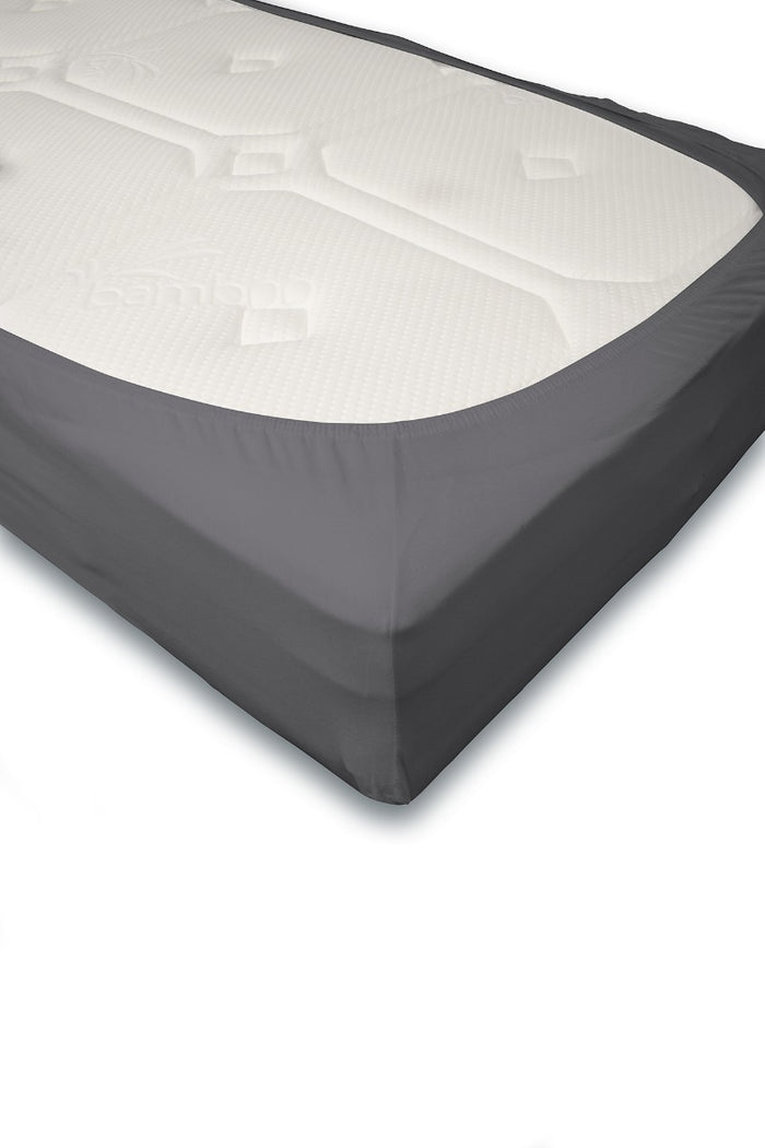 Dutch Dreams Hoeslaken Jersey Katoen - 25cm Hoek - 2x - antraciet