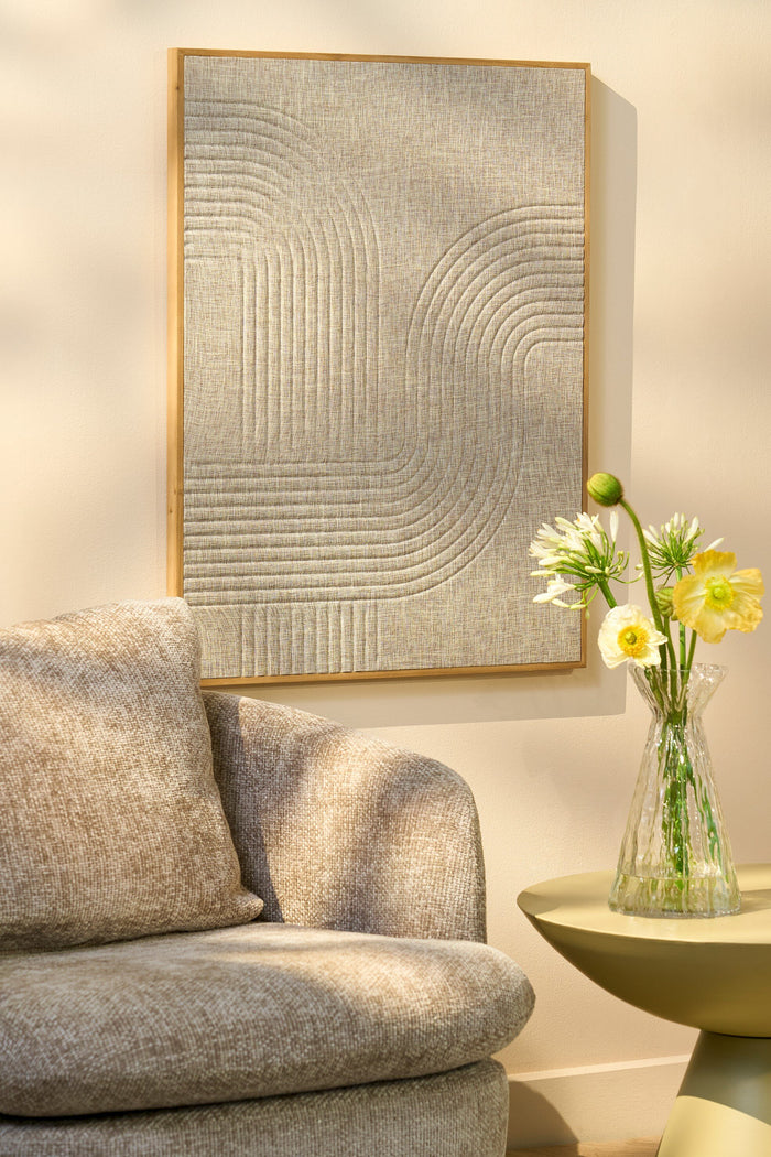 Mica Decorations Mista Wanddecoratie - 100% FSC - MDF - Bruin