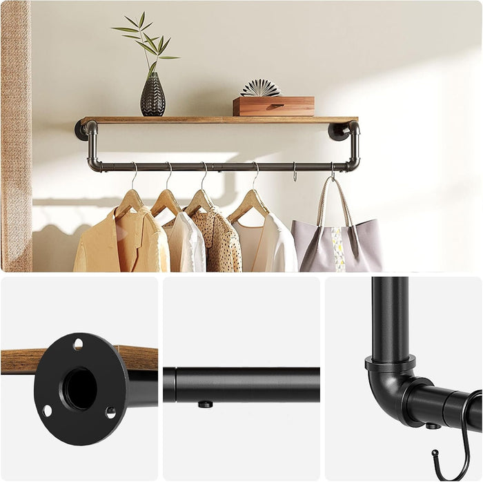 Ylumen Kapstok Dylan B 80 cm bruin zwart