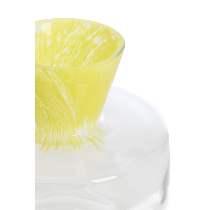 Light & Living - Vaas VARELA - Ø25.5x25cm - Geel