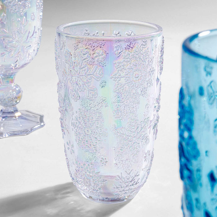 Kare Design Ice Flowers waterglazen - paars - 6st