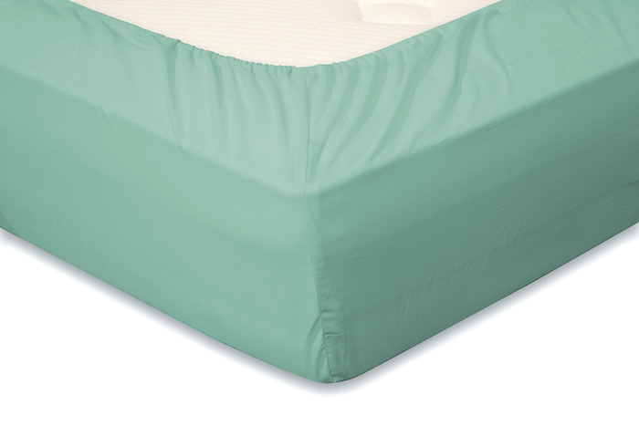 Eleganzzz Hoeslaken Jersey Katoen Stretch 35cm Hoge Hoek - mineral