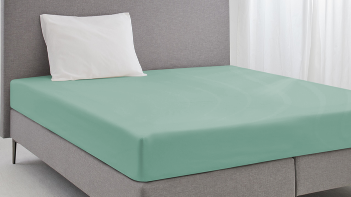 Eleganzzz Hoeslaken Jersey Katoen Stretch 35cm Hoge Hoek - mineral