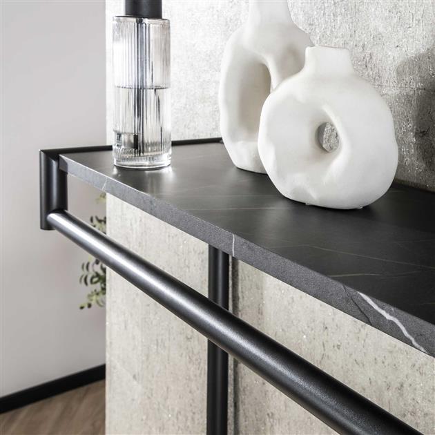 Hoyz Collection - Kapstok 20 Haaks Roede-hoedenplank - 3D Zwart Bruin