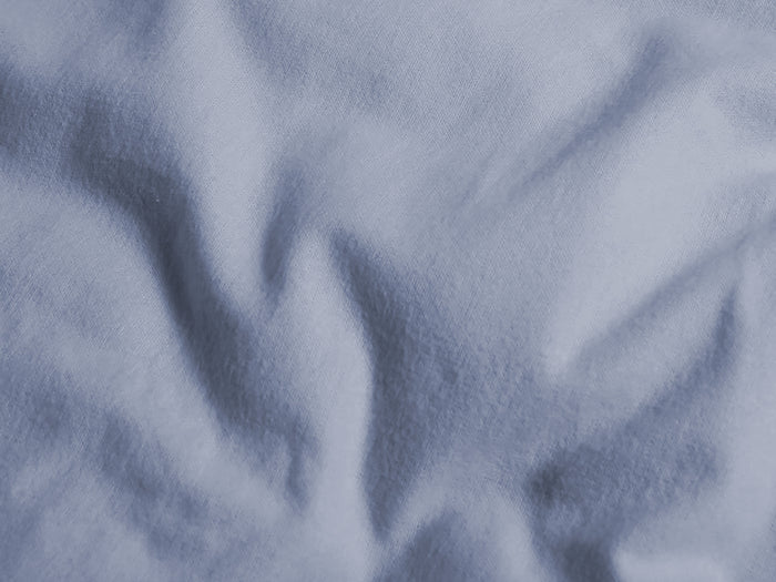 Dutch Dreams Hoeslaken Flanel Stretch - 25cm Hoek - 2x - licht blauw