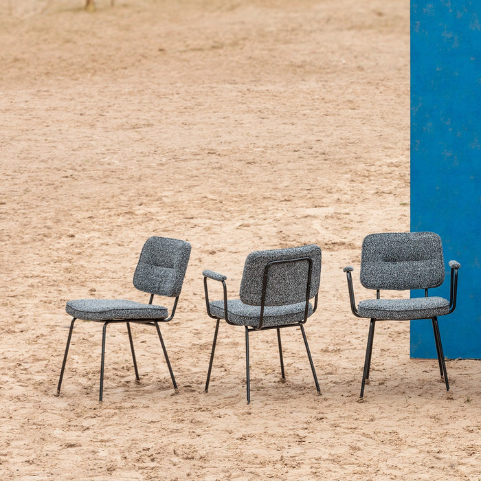 Kare Design Orelie Stoel met armleuningen zwart en wit