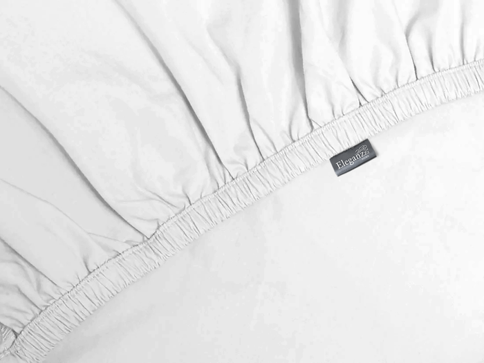 Eleganzzz Topper Hoeslaken Katoen Perkal - wit