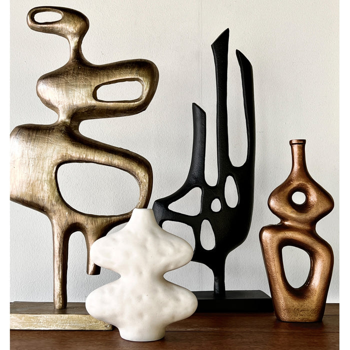 Vaas Borgos - Porselein - 16x18x6cm (BxHxD)