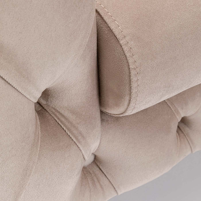 Kare Design Bellissima Fauteuil fluweel beige