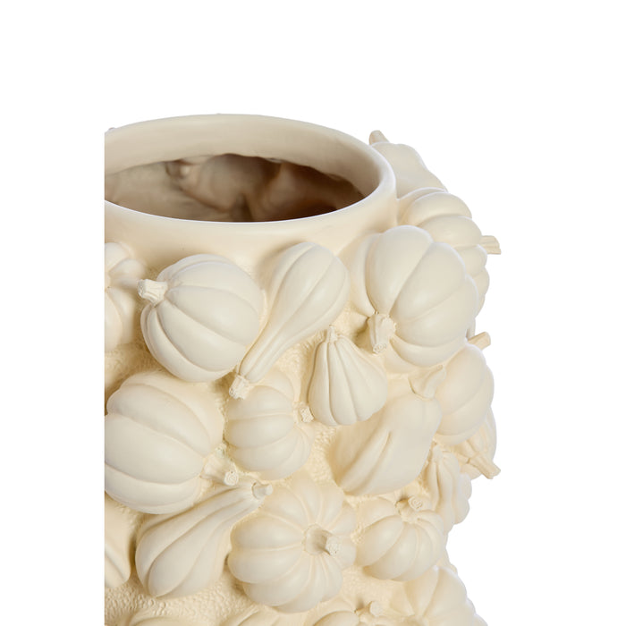 Light & Living Light&living Vaas deco Ø27,5x33 cm PUMPKIN crème