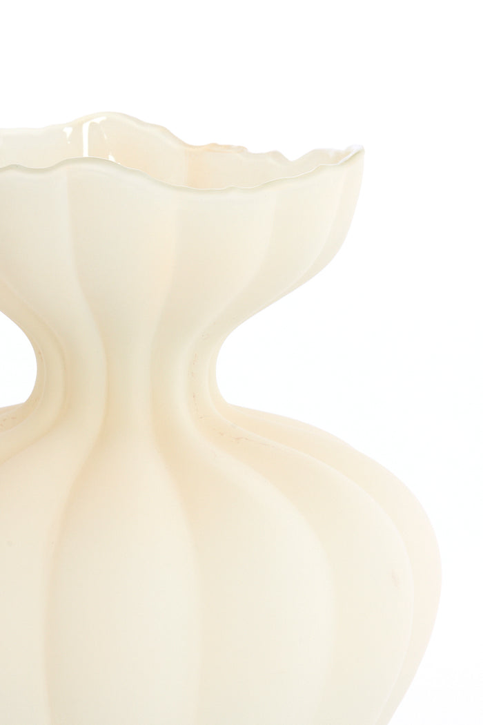 Light & Living - Vaas VARENNA - Ø26x32cm - Wit