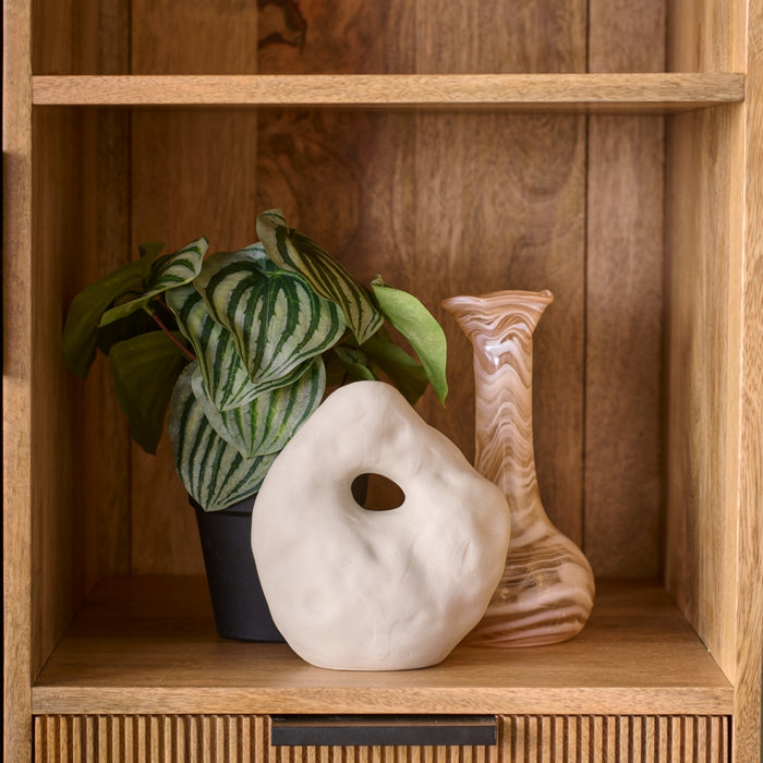 HD Collection Vaas Waves - Glas - 11x20x11cm (BxHxD)