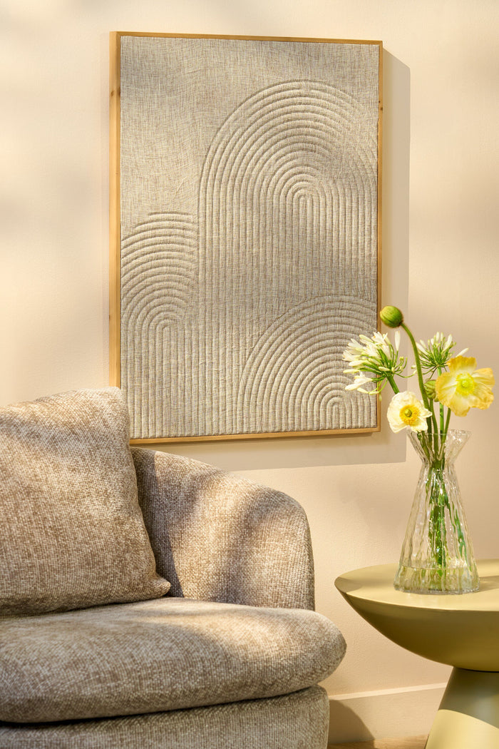 Mica Decorations Mista Wanddecoratie - 100% FSC - MDF - Bruin