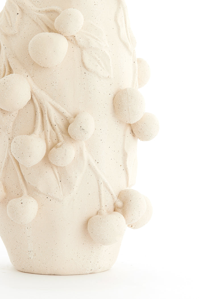 Light & Living - Vaas CHERRY - 20x19.5x30.5cm - Wit