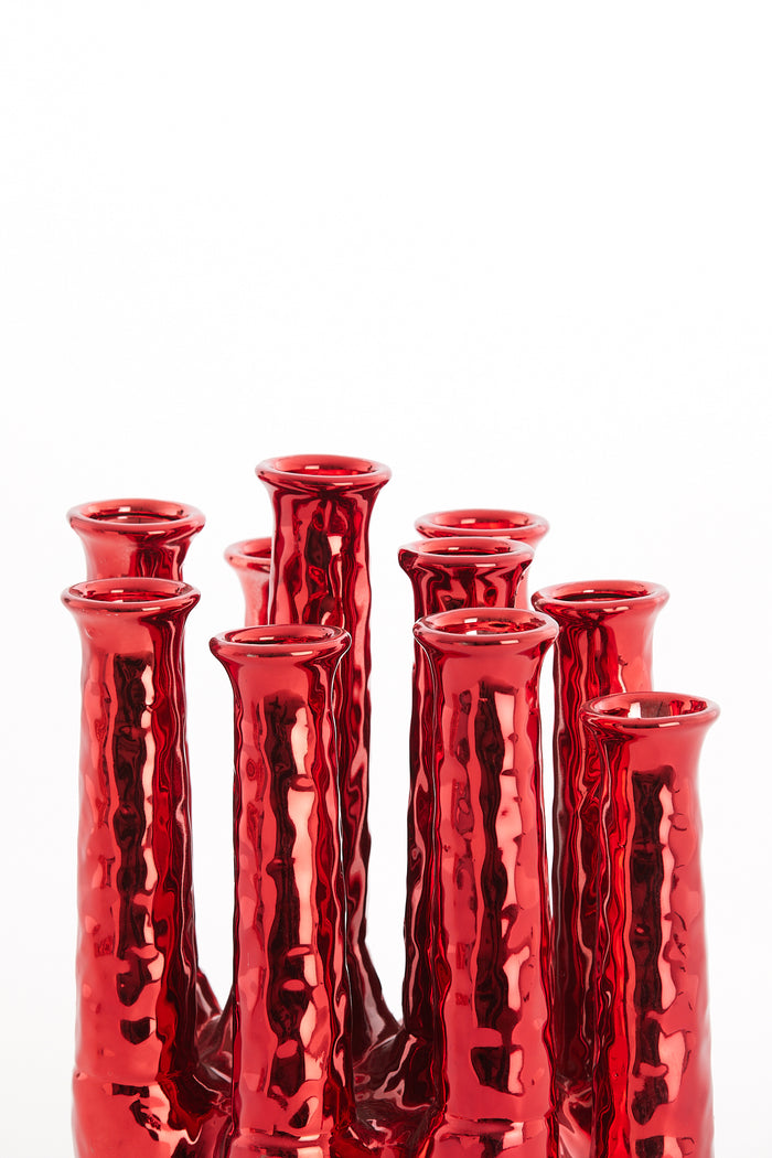 Light & Living - Vaas LEANJA - 25x17x30cm - Rood