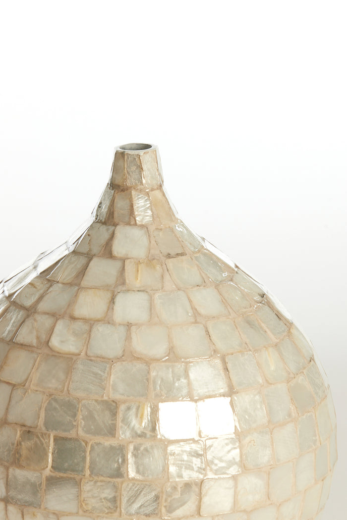 Light & Living - Vaas ELORZA - Ø22x25cm - Wit