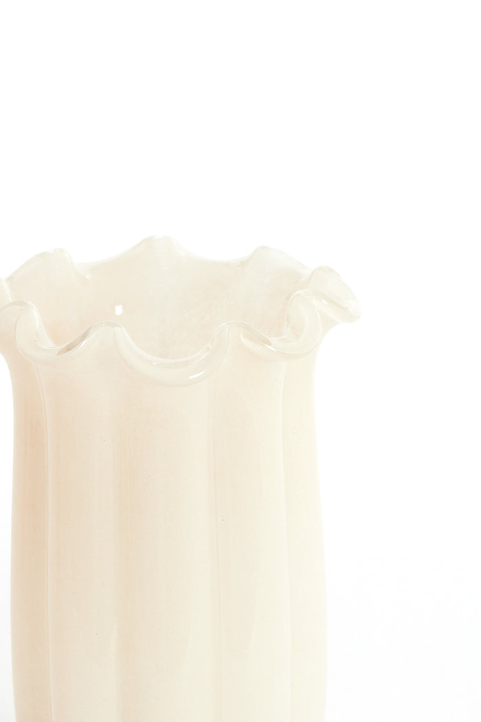 Light & Living - Vaas SEDONA - Ø16x27cm - Wit