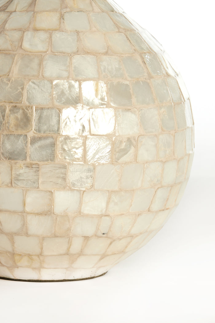 Light & Living - Vaas ELORZA - Ø22x25cm - Wit