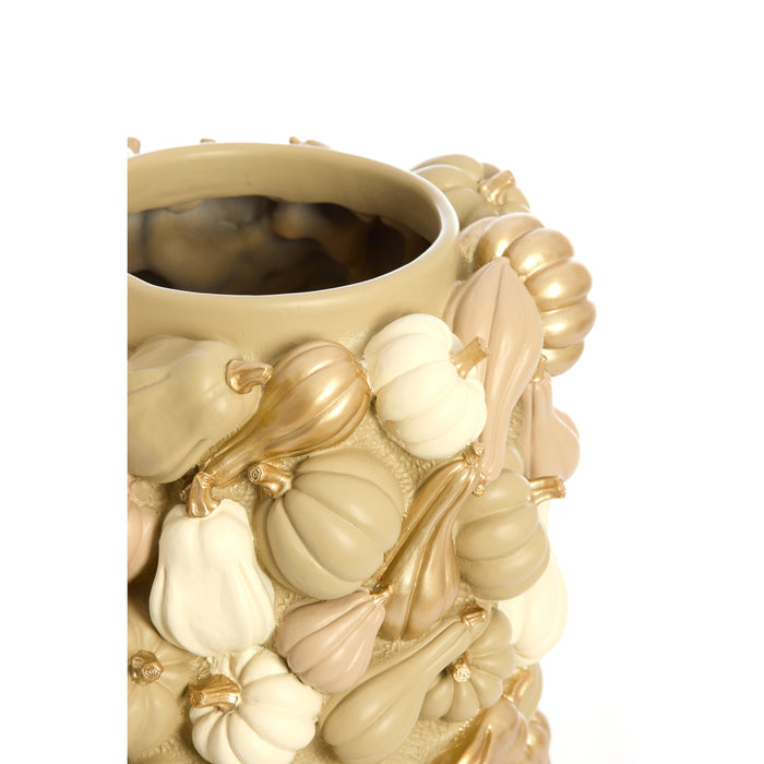 Light & Living Light&living Vaas deco Ø27,5x49 cm PUMPKIN zand