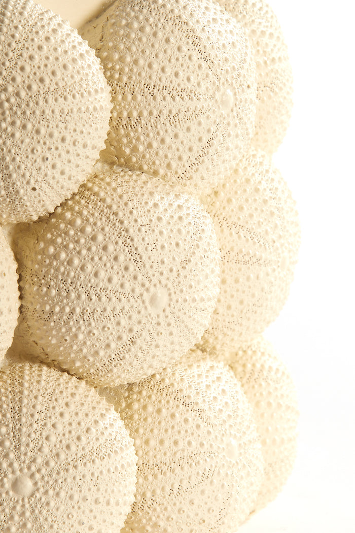 Light & Living - Vaas SEA URCHIN - Ø20.5x18cm - Wit