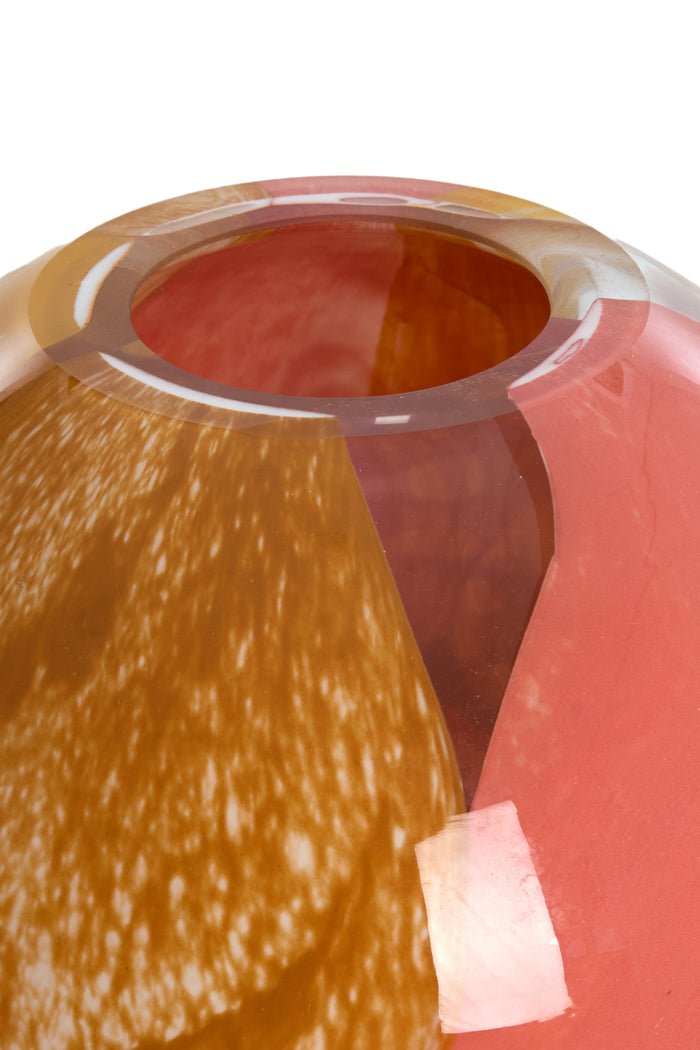 Light & Living - Vaas KALUDRA - Ø21x18cm - Oranje