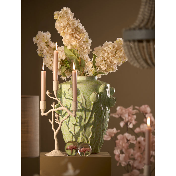 Light&living Vaas deco Ø38x45 cm JUANA keramiek mint groen