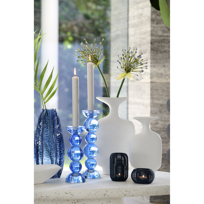 Light&living Vaas deco 23x9,5x40,5 cm TROVO keramiek wit