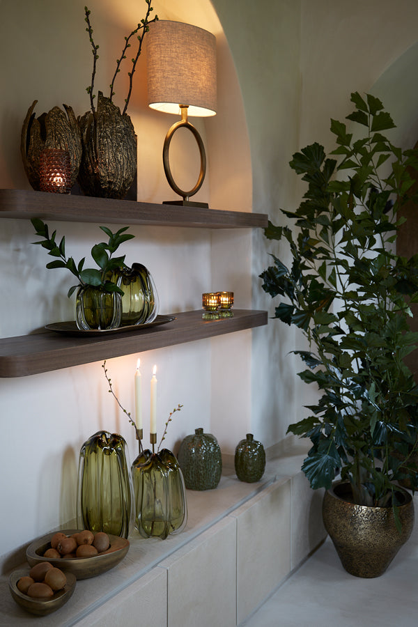 Light & Living Light&living Vaas deco 18x18x29 cm CALIMO antiek brons