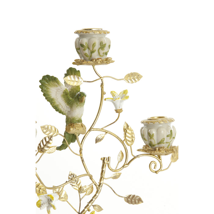 Light & Living - Kandelaar PARROT - 26x13x37cm - Wit