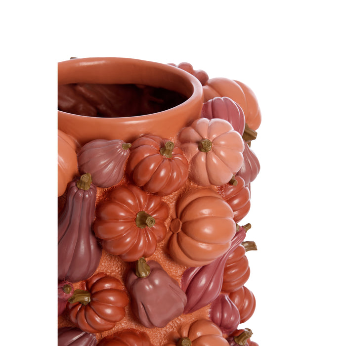 Light & Living Light&living Vaas deco Ø27,5x33 cm PUMPKIN rood