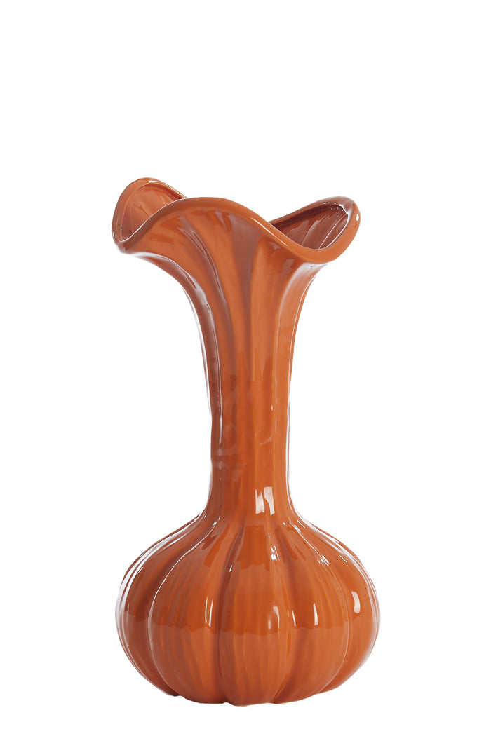 Light & Living - Vaas METHONI - Ø23x44cm - Oranje