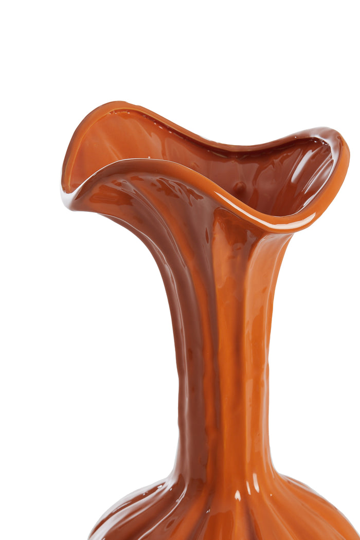 Light & Living - Vaas METHONI - Ø23x44cm - Oranje