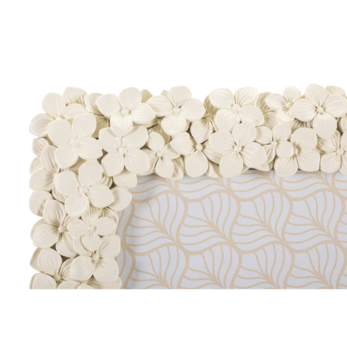 Floty - Beige fotolijst met kleine bloemen