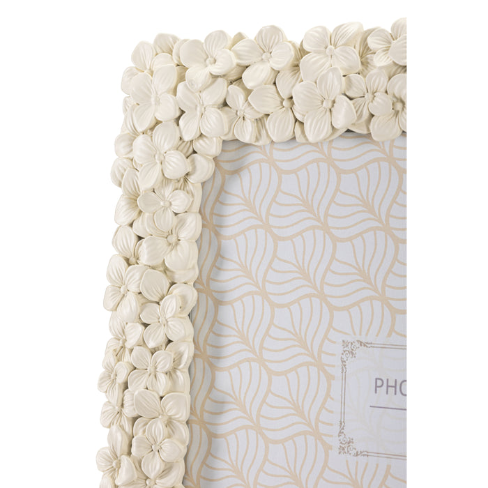 Floty - Beige fotolijst met kleine bloemen