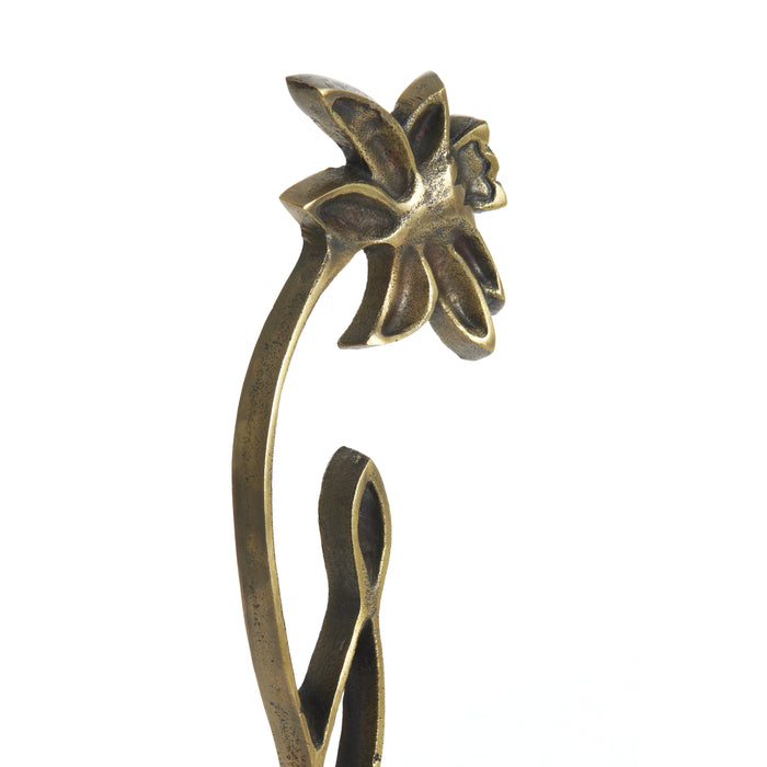 Light & Living - Ornament DAFFODIL - 12x7.5x40cm - Brons