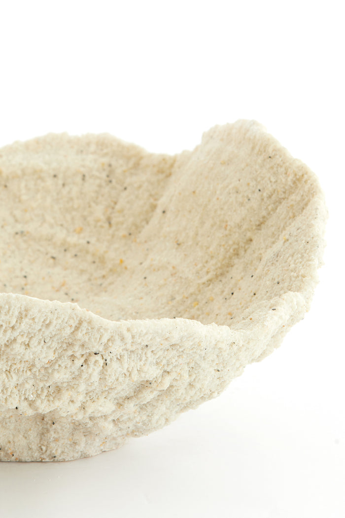 Light & Living - Ornament CORAL - 25x23x11cm - Wit