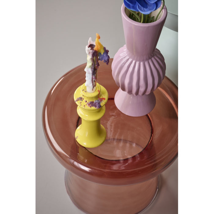 HD Collection Kandelaar Lines - Keramiek - 8x18x8cm (BxHxD)