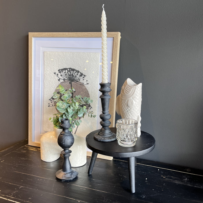 HD Collection Kandelaar Vis - Keramiek - 12x22x7cm (BxHxD)