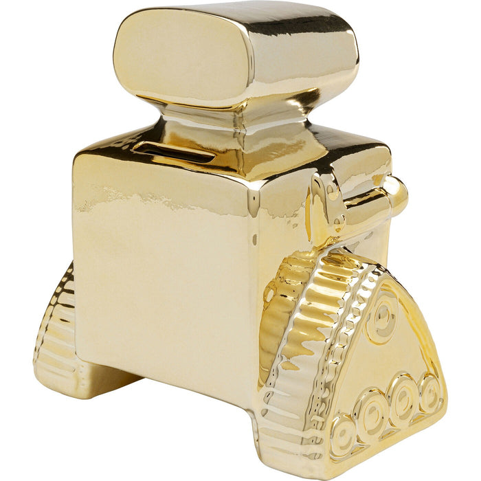 Kare Design spaarpot - robot - goud