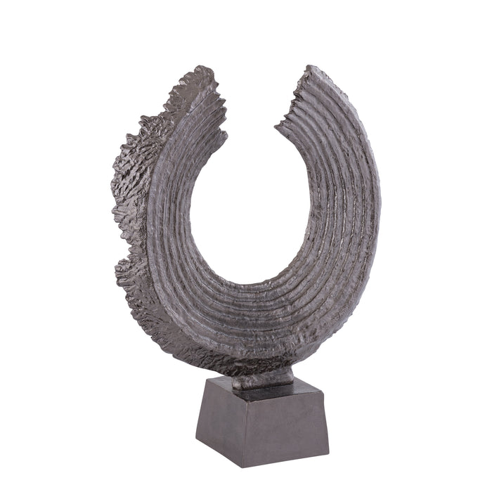 PTMD Apolline Bronze Round Casted Alu Statue On Base L