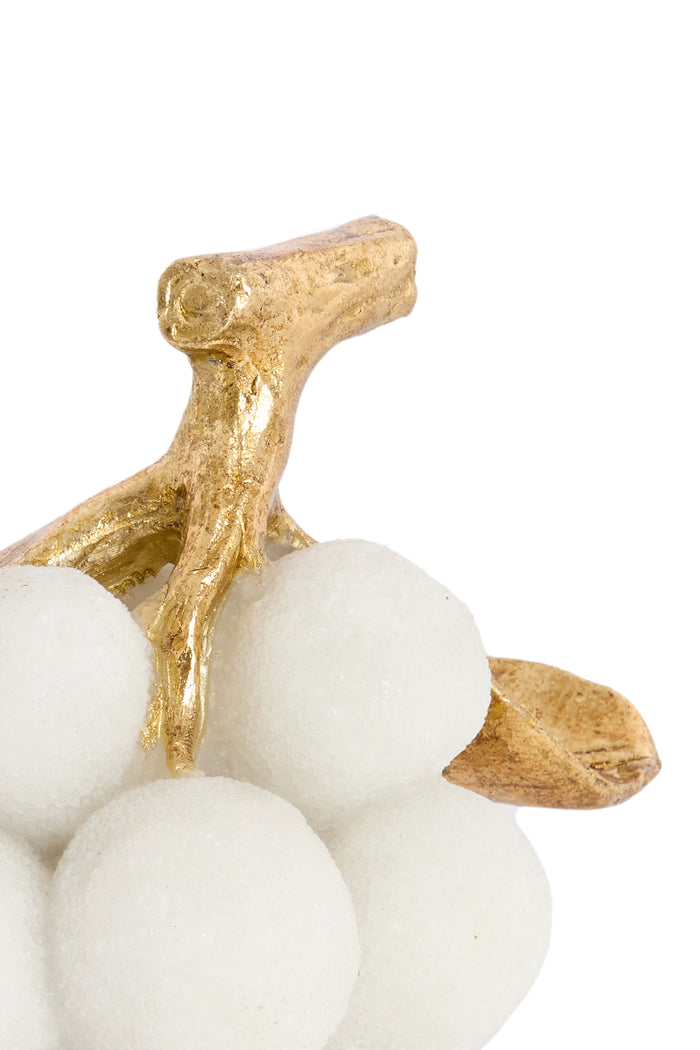 Light & Living - Ornament JAGODY - 24x14x16.5cm - Wit