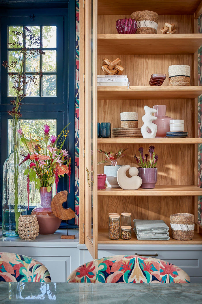 Mica Decorations Petra Decoratie - L39 x B21 x H8 cm - Hout - Bruin