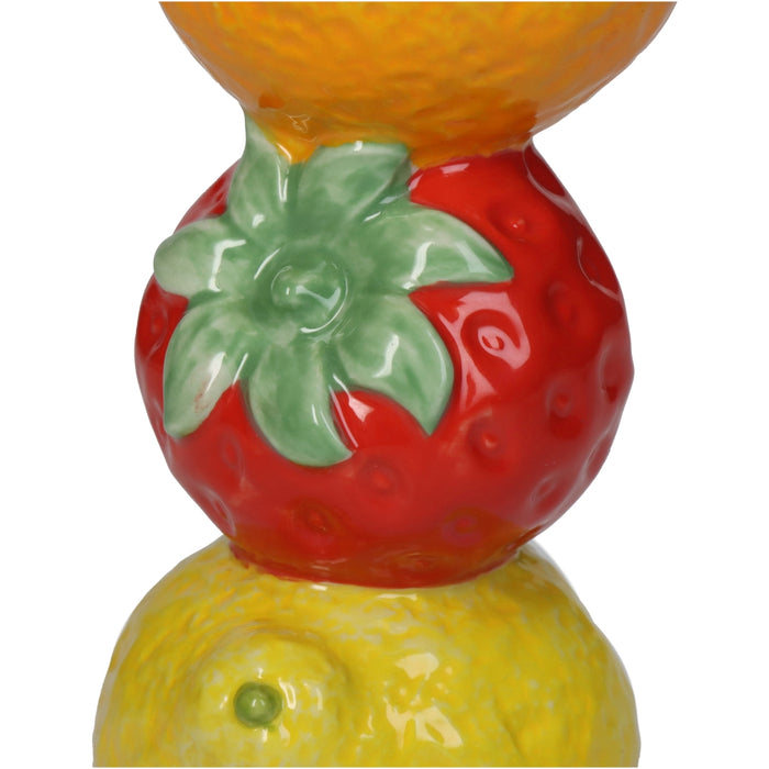 HD Collection Kandelaar Fruits - - Keramiek - 9x14x8cm (BxHxD)