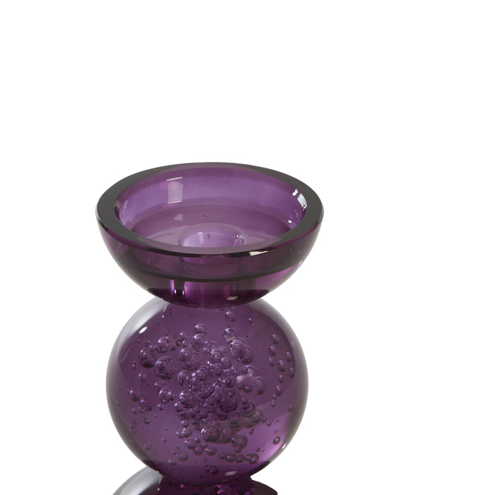 Light & Living - Kandelaar ITINGA - Ø9.5x15.5cm - Paars