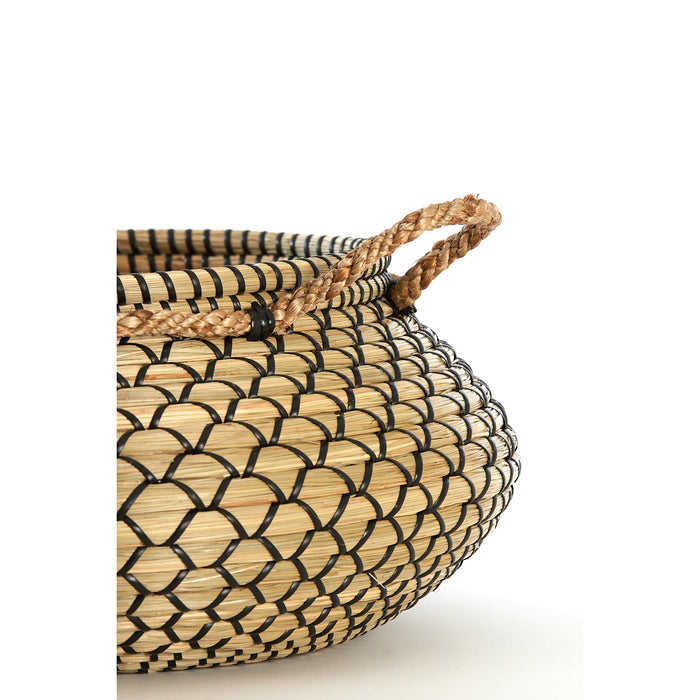 Light & Living - Mand TOMAZ - Ø59x27cm - Bruin - Set van 2