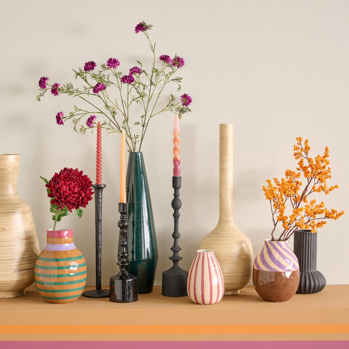 HD Collection Vaas Stripe - - Natuurlijk Materiaal