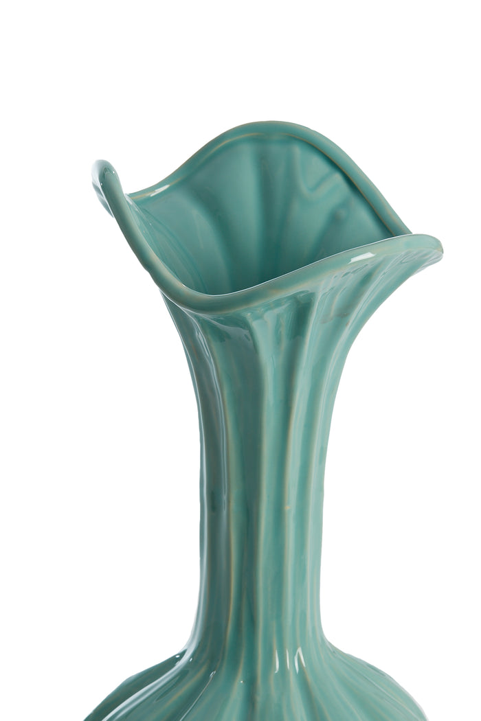 Light & Living - Vaas METHONI - Ø23x44cm - Blauw