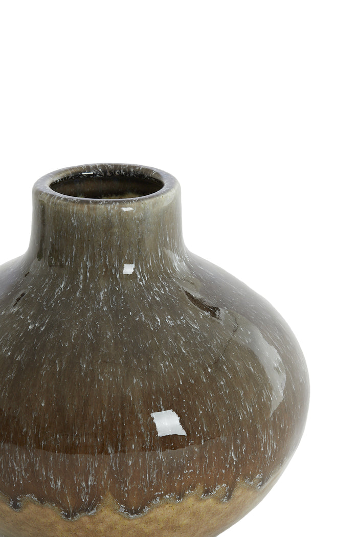 Light & Living - Vaas TUSCIA - Ø21.5x19cm - Groen