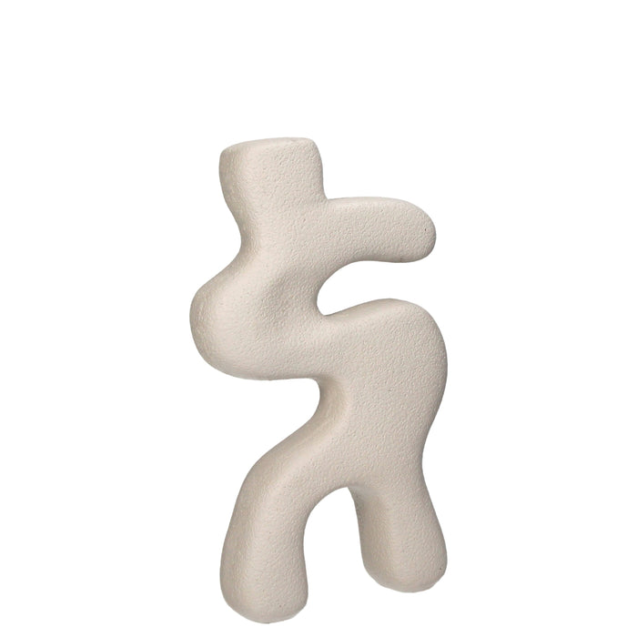 HD Collection Deco Beeld Organic - Beige|Creme - Kunststof